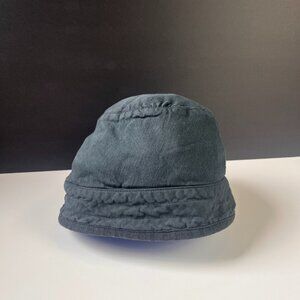 Toddler Small Brim Black Bucket Hat